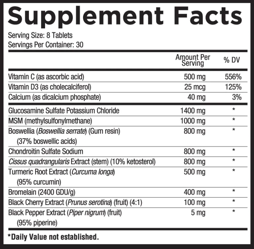 Nutritional supplements Joint guard capsule